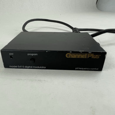 Channel Plus 5415 Frequency-Agile Video Modulator Black Power Tested