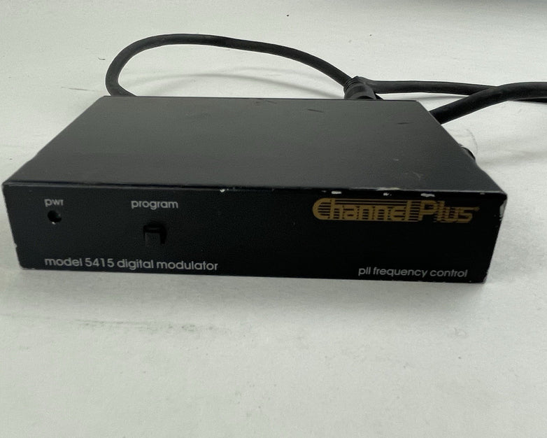 Channel Plus 5415 Frequency-Agile Video Modulator Black Power Tested
