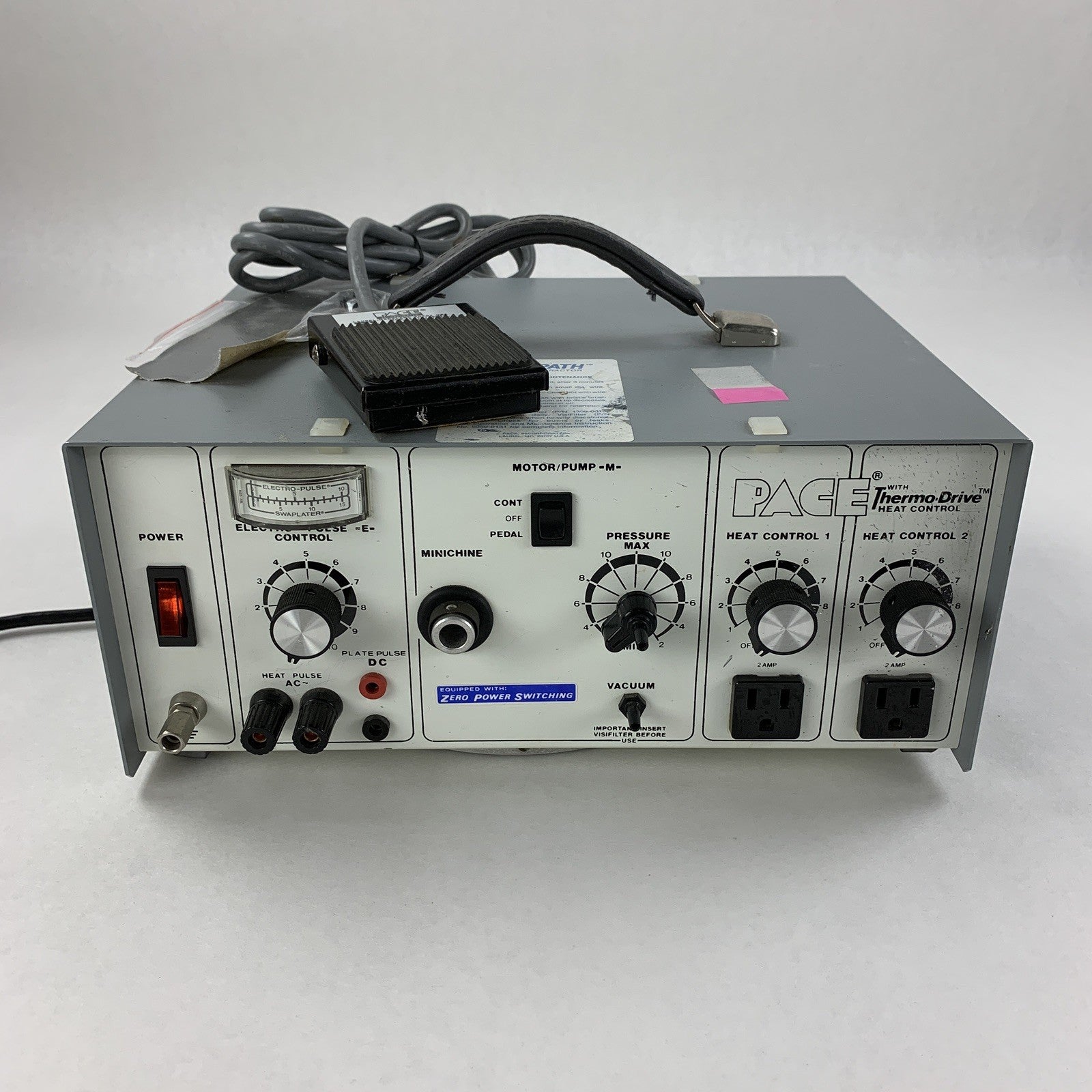 Pace Inc. 7008-0127-02 Dual Path Solder Extractor w/ Foot Pedal Power Tested