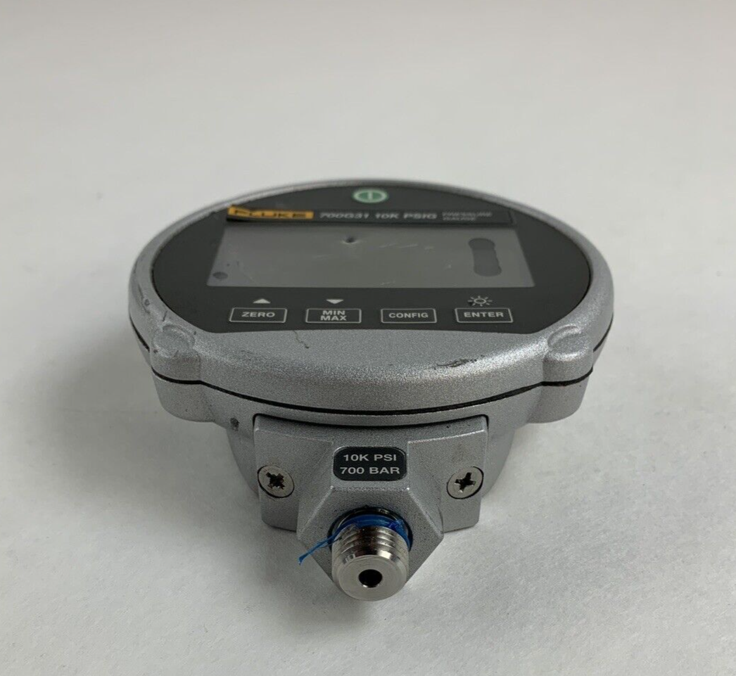 Fluke 700G31 10K PSIG Pressure Gauge Calibrator Cracked Screen Untested