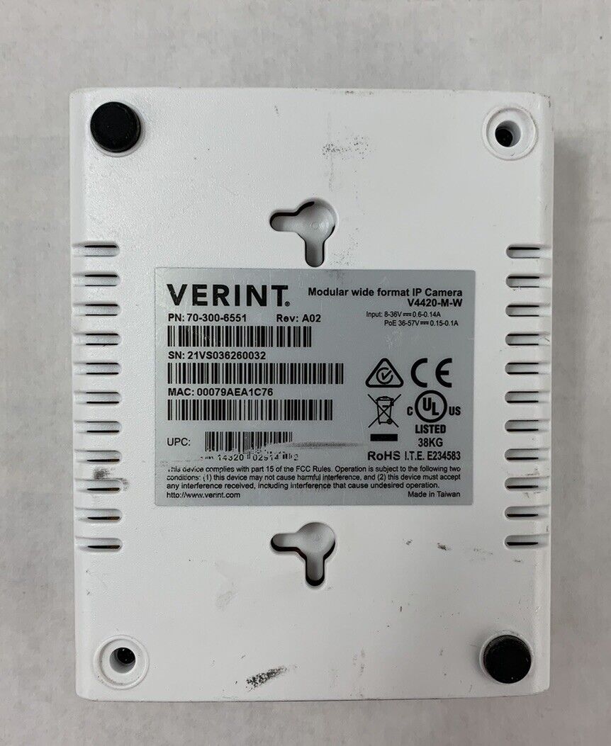 Verint V4420-M-W Modular Camera System (No Camera)