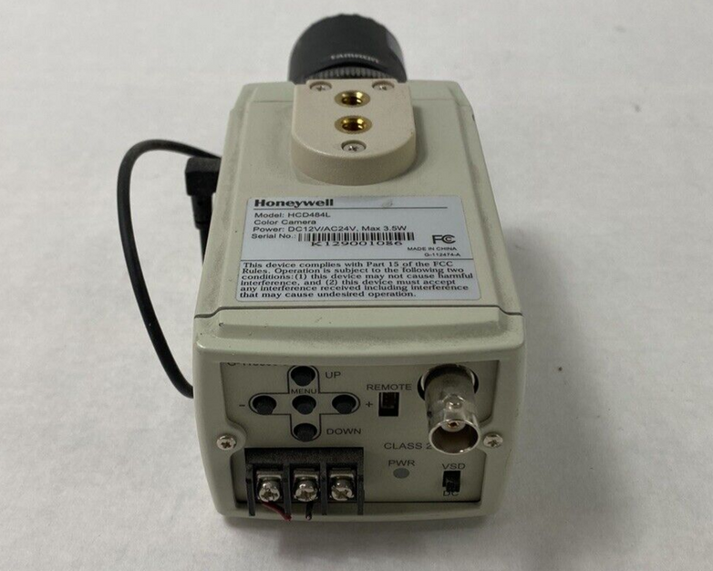 Honeywell HCD484L CCTV Color Camera 1/3" 2.8-12mm Lens For Parts or Repair
