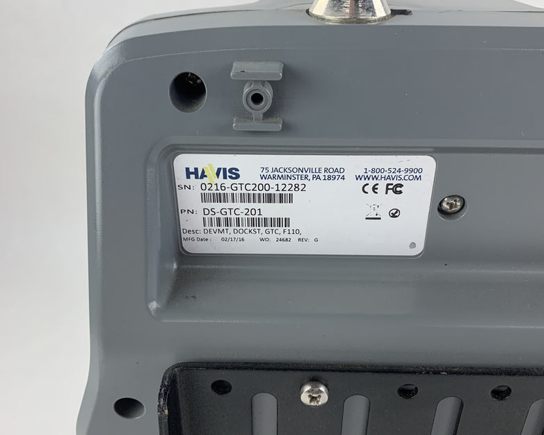 Havis DS-GTC-201 Docking Station Station Only No Key Untested No Top Bracket