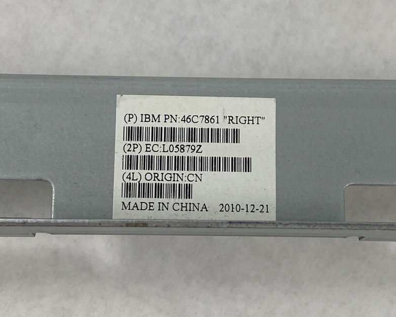 IBM 46C7860 46C7861 Left and Right Sliding Server Rack Mount Rail Set