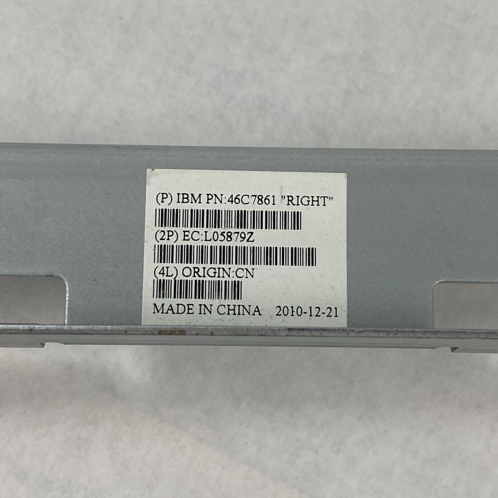 IBM 46C7860 46C7861 Left and Right Sliding Server Rack Mount Rail Set