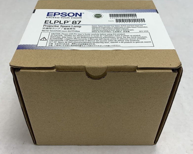 Epson ELPLP 87 OEM Projector Spare Lamp - New Sealed