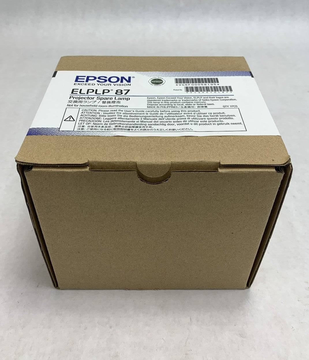 Epson ELPLP 87 OEM Projector Spare Lamp - New Sealed1