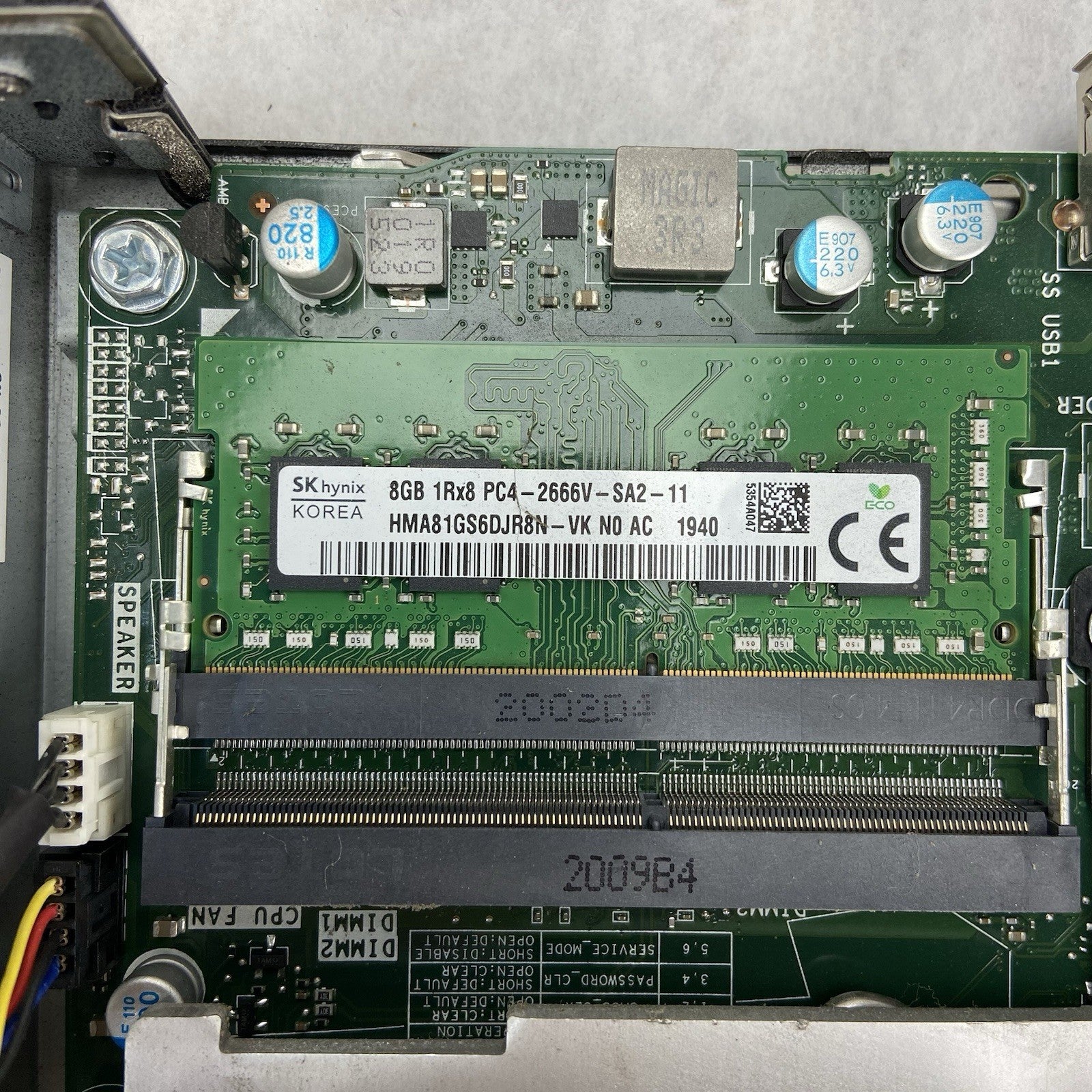 Dell Optiplex 3070 Micro Intel core i5-9500T 2.2GHz 8GB RAM w/AC No HDD/OS11