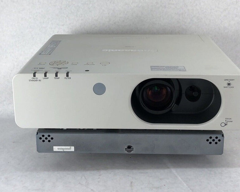 Panasonic PT-FW430U WXGA LCD Projector 1898 Lamp Hours & Peerless Mount Bundle