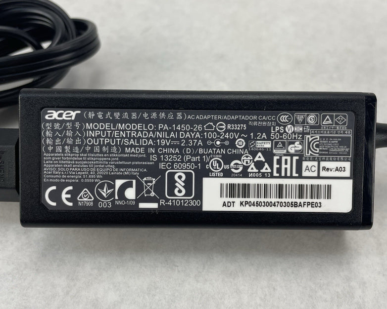 Acer PA-1450-26 AC Power Adapter Charger Lot of 8