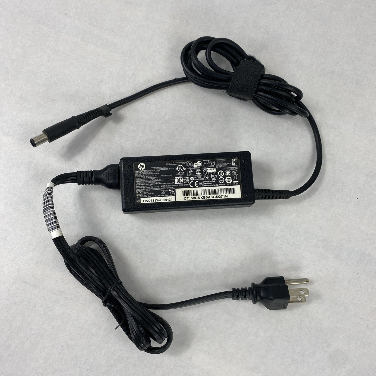 HP PPP009C 65W 19.5V 3.33A 7.4mm Barrel Charger AC Adapter (Lot of 10)