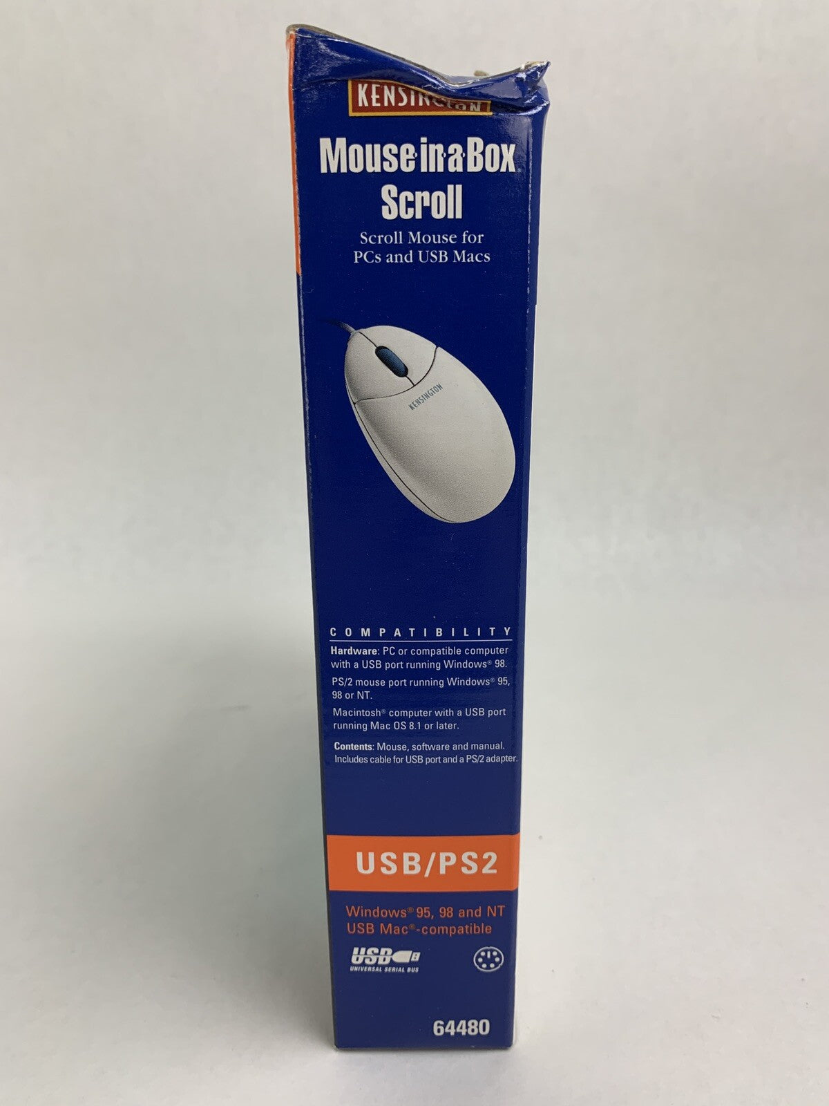 Kensington Mouse-in-a-Box Scroll USB/PS2 Mouse PC/Mac 64480 New OEM5