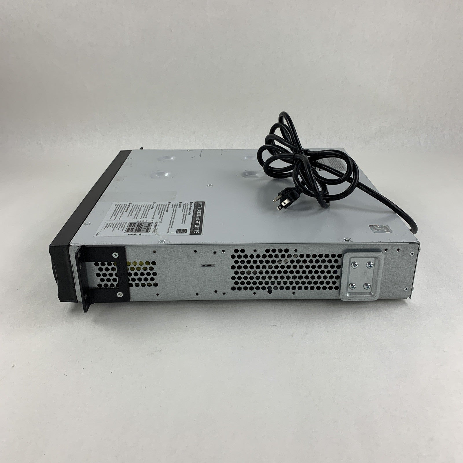 APC SMT1000RM2U Smart UPS Back Up Tested No Batteries w/ Faceplate