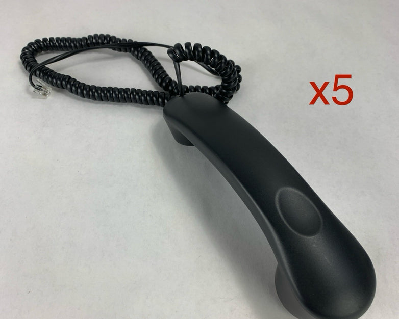 ShoreTel 400 Series Magnetic Handset IP420 IP420G IP480 IP480G IP485G - Lot of 5