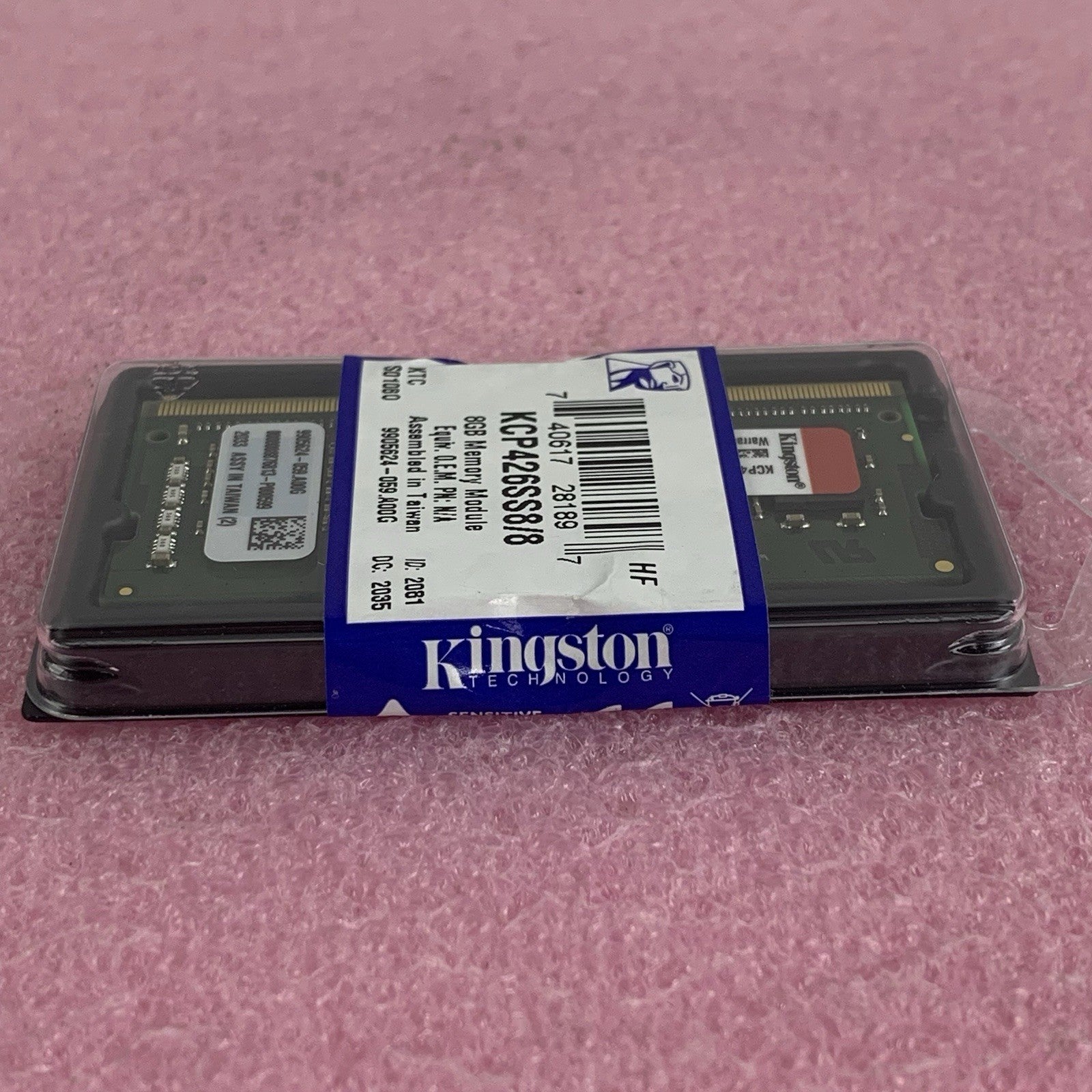 Kingston KCP426SS8/8 8 GB DDR4 2666 MHz PC4-21300 1Rx8 SODIMM Laptop Memory RAM5