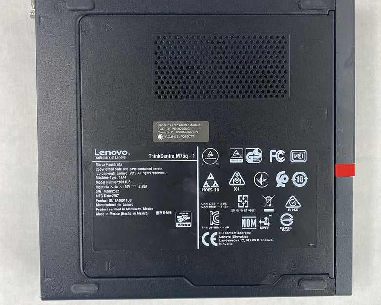 Lenovo ThinkCentre M720q Micro Intel Core i5-8500T 2.1GHz 8GB RAM No HDD OS AC
