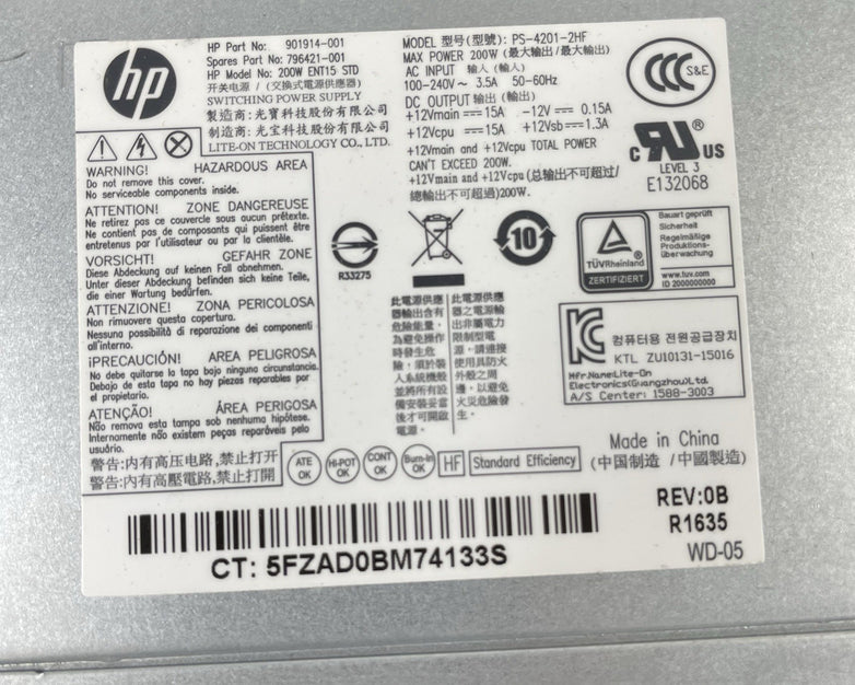 HP ProDesk 600 G2 SFF i5-6500 3.20 GHz 8 GB RAM No HDD/OS - Dented Case