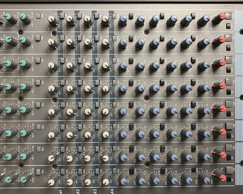 Yamaha Mixing Console MC24/12 XZ01 Tested w/ 2 Bad Lanes Parts and Repair