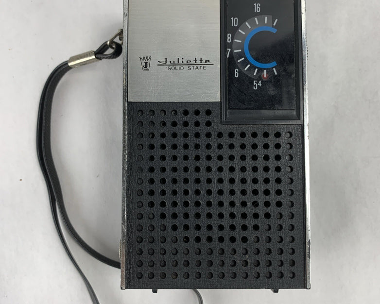 Vintage Juliette Solid State AM Pocket Transistor Radio APR-256F - Tested