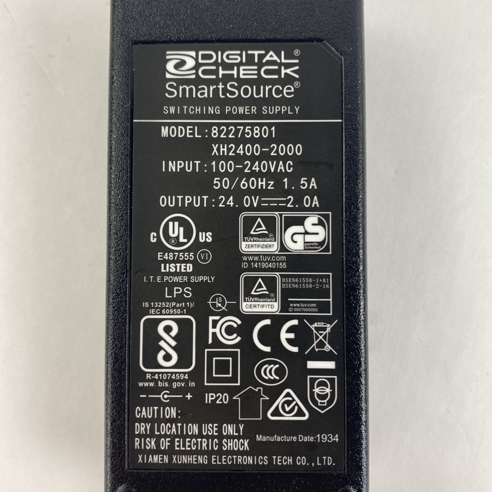Digital Check 82275801 XH2400-2000 Smart Source Switching Power Supply Lot of 63