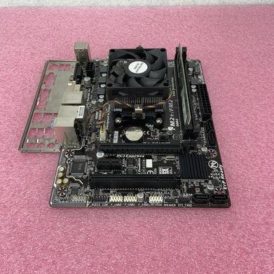 Gigabyte E2A68HMHD2 Motherboard AMD A46300 1.5GHz 2GB RAM w/IO Shield