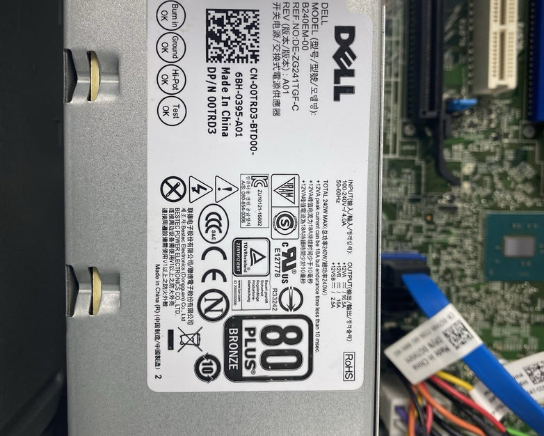 Dell OptiPlex 5040 DT Intel Core i7-6700 3.4GHz 8GB RAM No HDD No OS