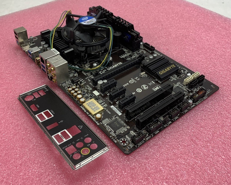 Gigabyte GA-H81.AMP-UP Motherboard Intel Pentium G3220 3.0GHz 8GB RAM w/ Shield