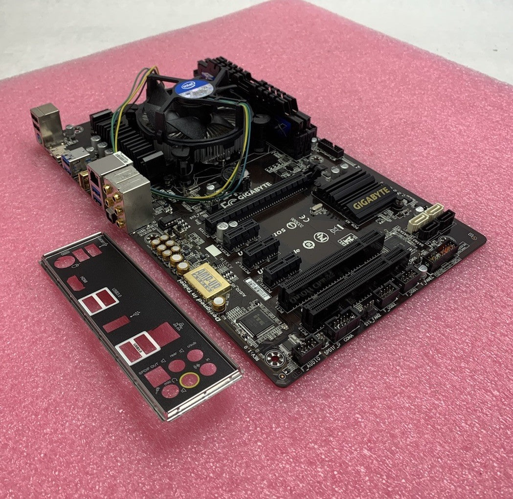Gigabyte GA-H81.AMP-UP Motherboard Intel Pentium G3220 3.0GHz 8GB RAM w/ Shield0