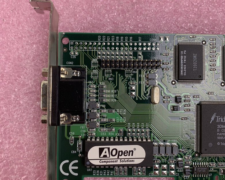 AOPEN Trident 91.AC821.002 3D IMAGE 9750 4 MB AGP VGA Video Card - Tested