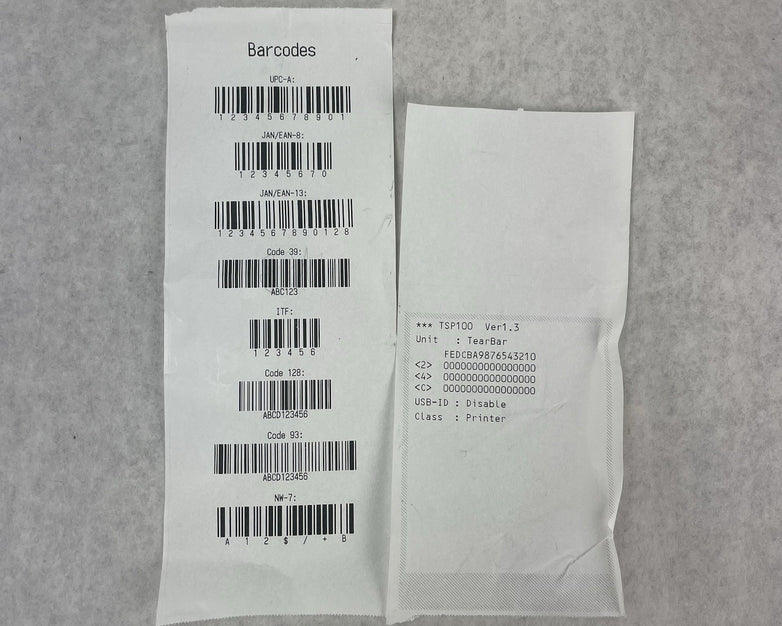 Star FuturePrint Star Micronics TSP100 Thermal Receipt Printer No Power Cord