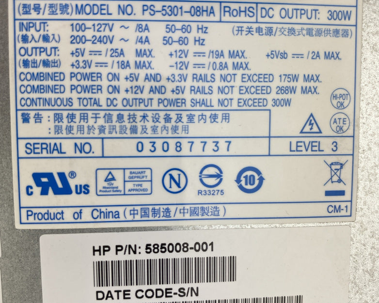 HP Pavilion 500B MT Intel Core 2 Duo E7500 2.93GHz 4GB RAM No HDD OS