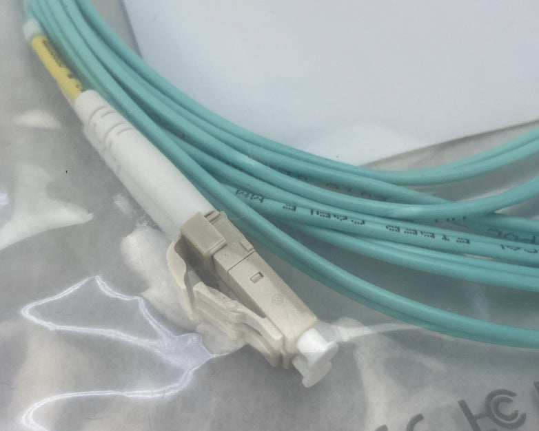 FS.Com Fibre Optic Patch Cable 10G 50/125 OM3 Multimode Color Aqua 3M - Lot Of 5