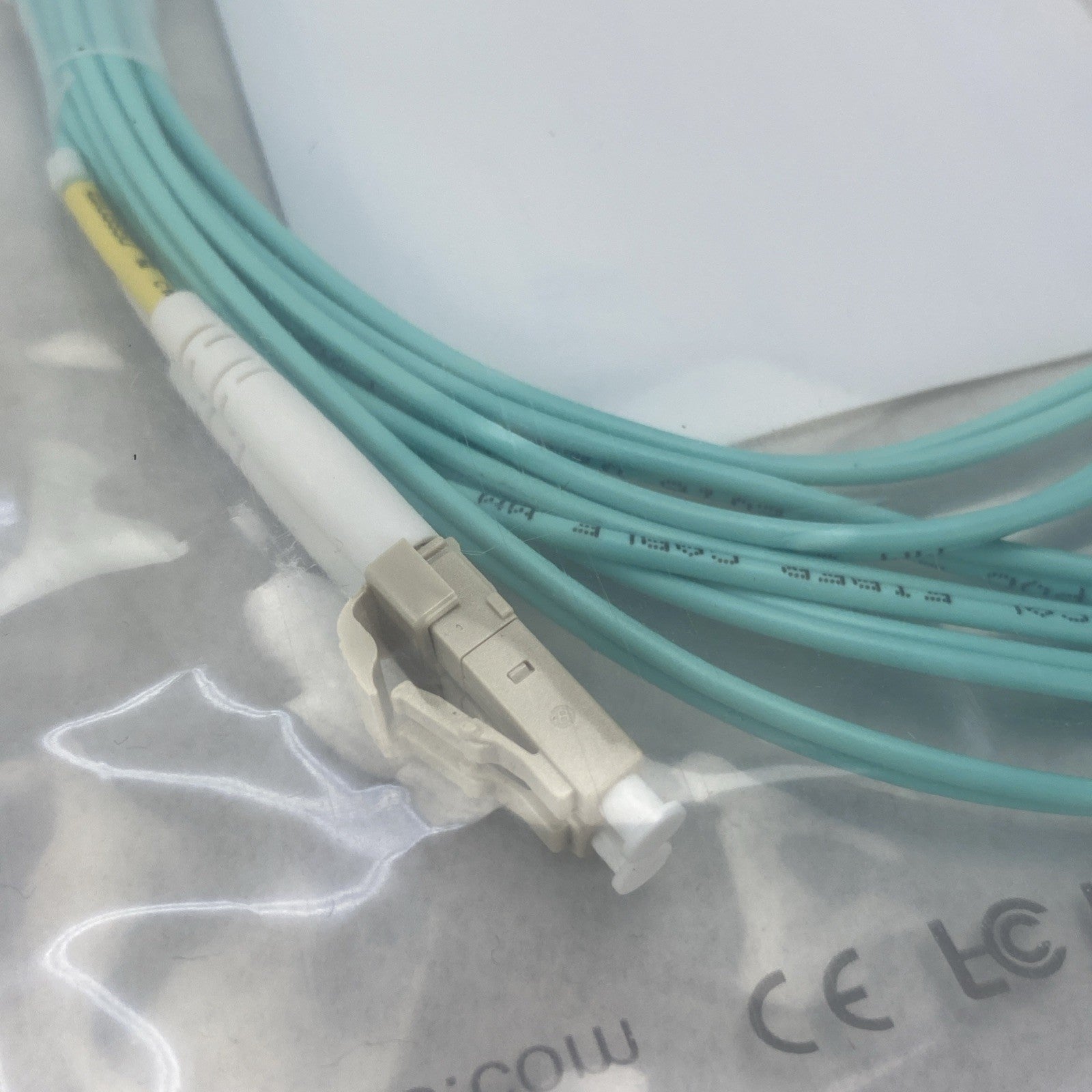 FS.Com Fibre Optic Patch Cable 10G 50/125 OM3 Multimode Color Aqua 3M - Lot Of 55