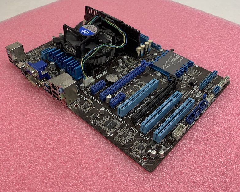 Asus P8H77-V LE Motherboard Intel Core i7-3770 3.4GHz 4GB RAM No Shield