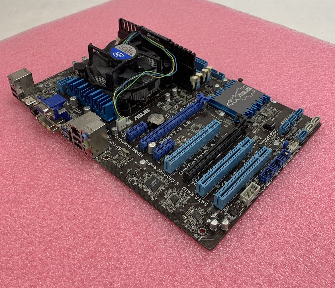Asus P8H77-V LE Motherboard Intel Core i7-3770 3.4GHz 4GB RAM No Shield