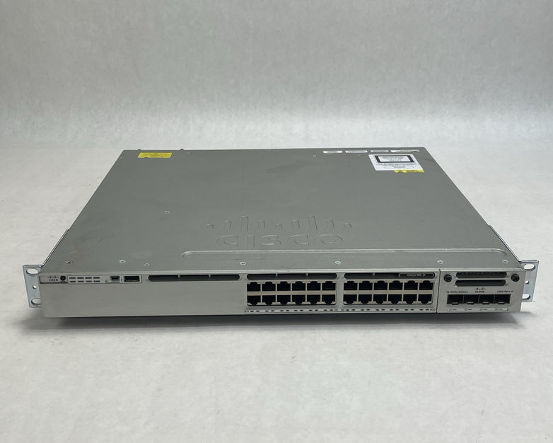 Cisco Catalyst WS-C3850-24T-L V06 24 Port Switch Tested & Reset 1X PSU