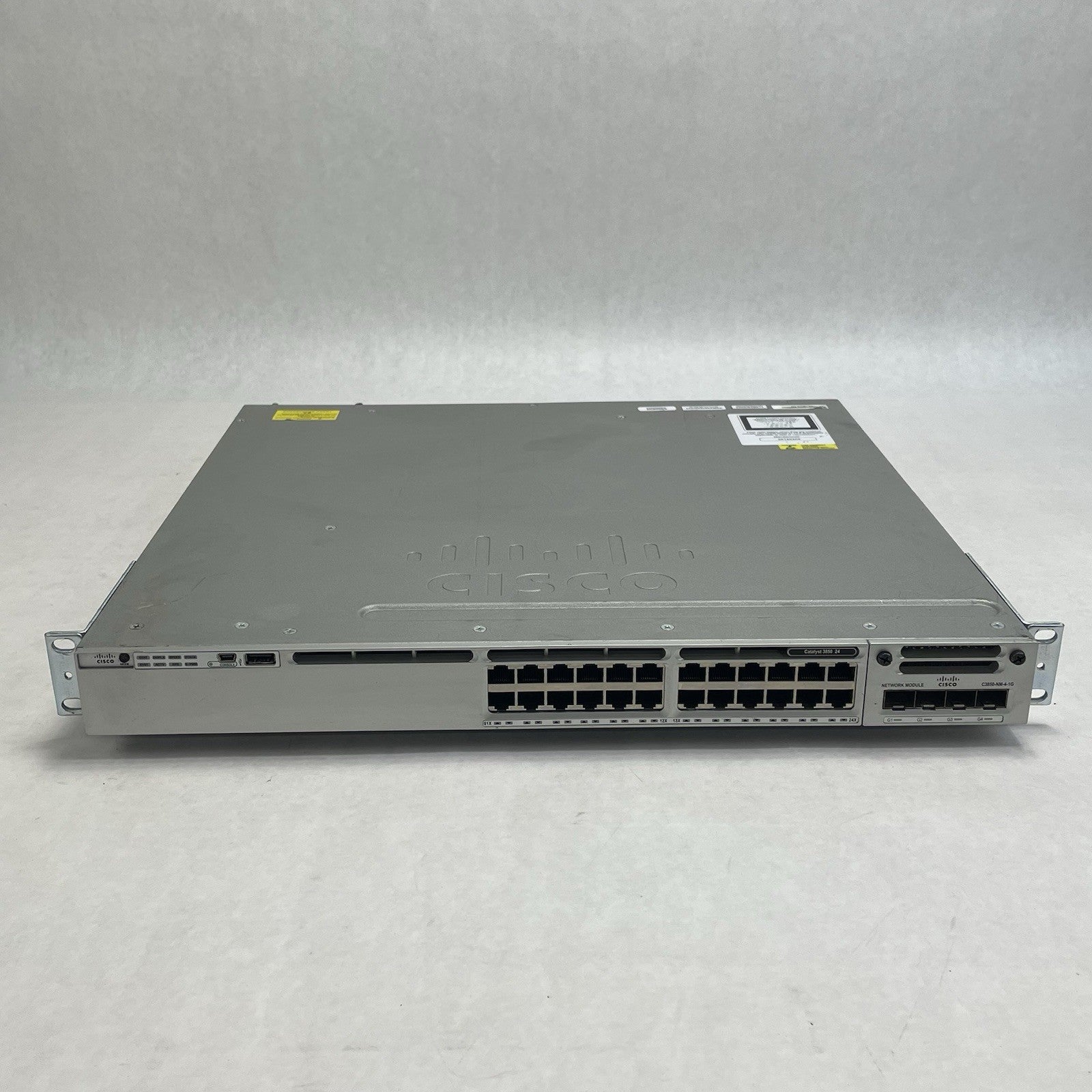 Cisco Catalyst WS-C3850-24T-L V06 24 Port Switch Tested & Reset 1X PSU1