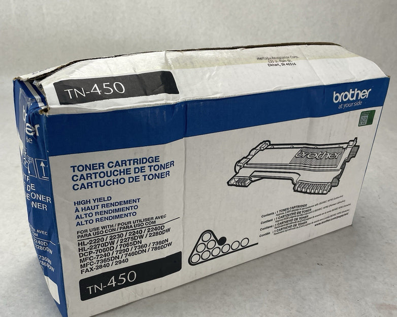 Brother TN450 TN-450 Black Toner Cartridge