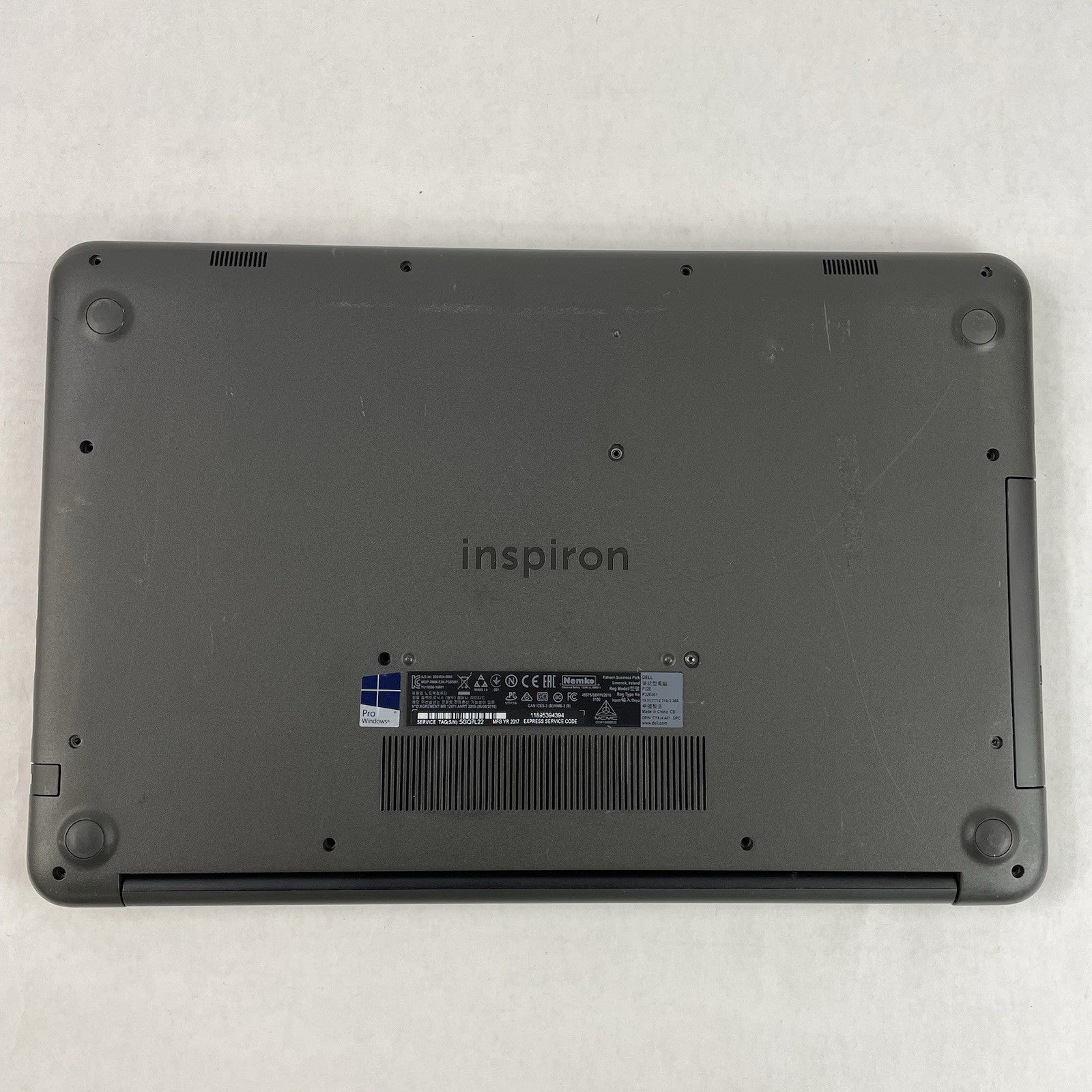 Dell Inspiron 5767 17.3" i5-7200U 2.50 GHz 8 GB RAM No SSD/OS/AC - BIOS15