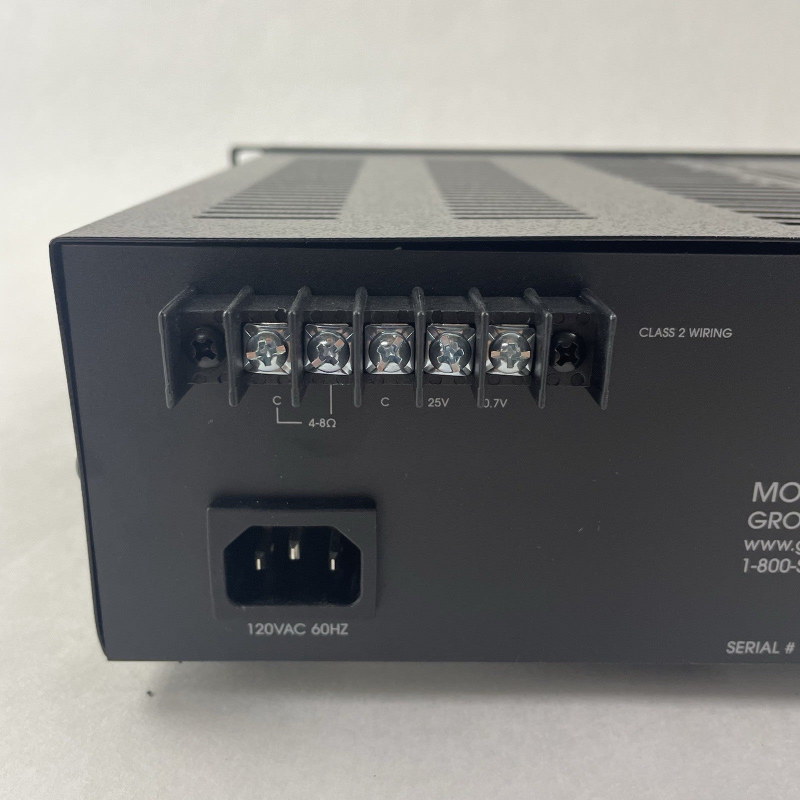 Grommes~Precision Axiom Series-AX125G 1.5 Input Channel Mixer Amplifier6