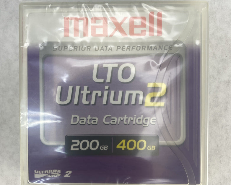 Lot( 5 ) Maxell 183850 LTO Ultrium 2 Data Cartridge 200GB 609m New SEALED