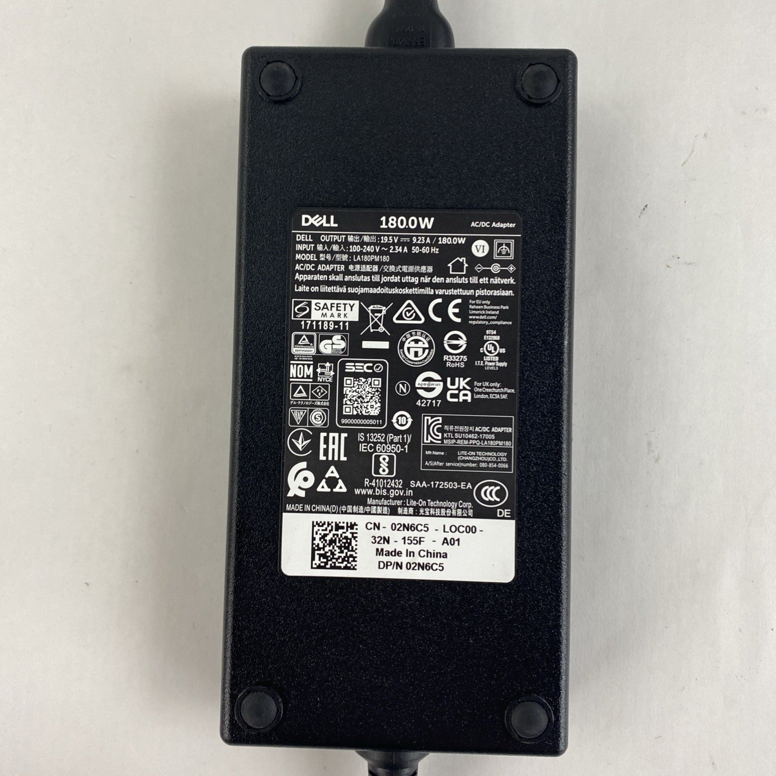 Dell LA180PM180 AC/DC Adapter 180W Lot of 22