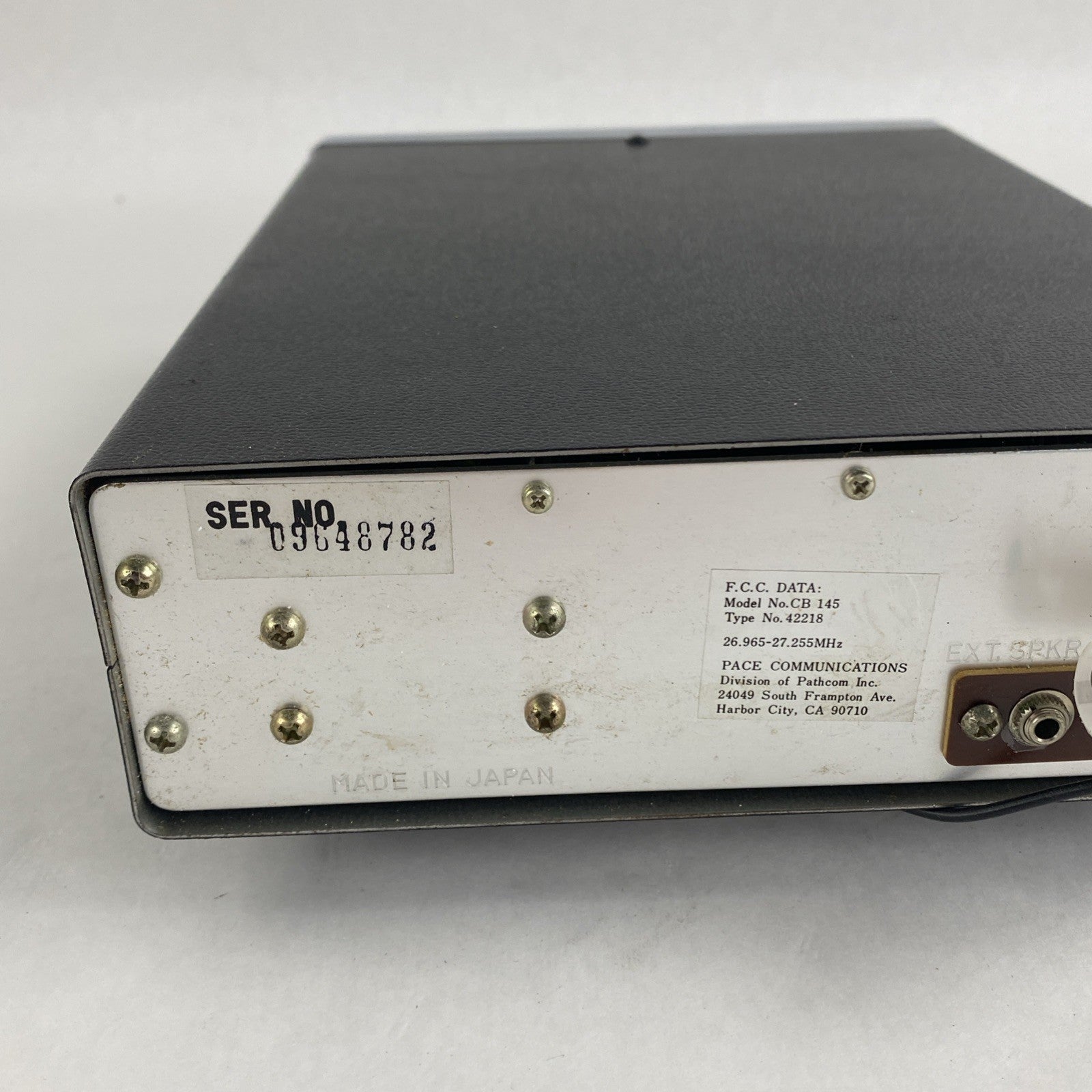Pace CB-145 Two Way Radio Untested11