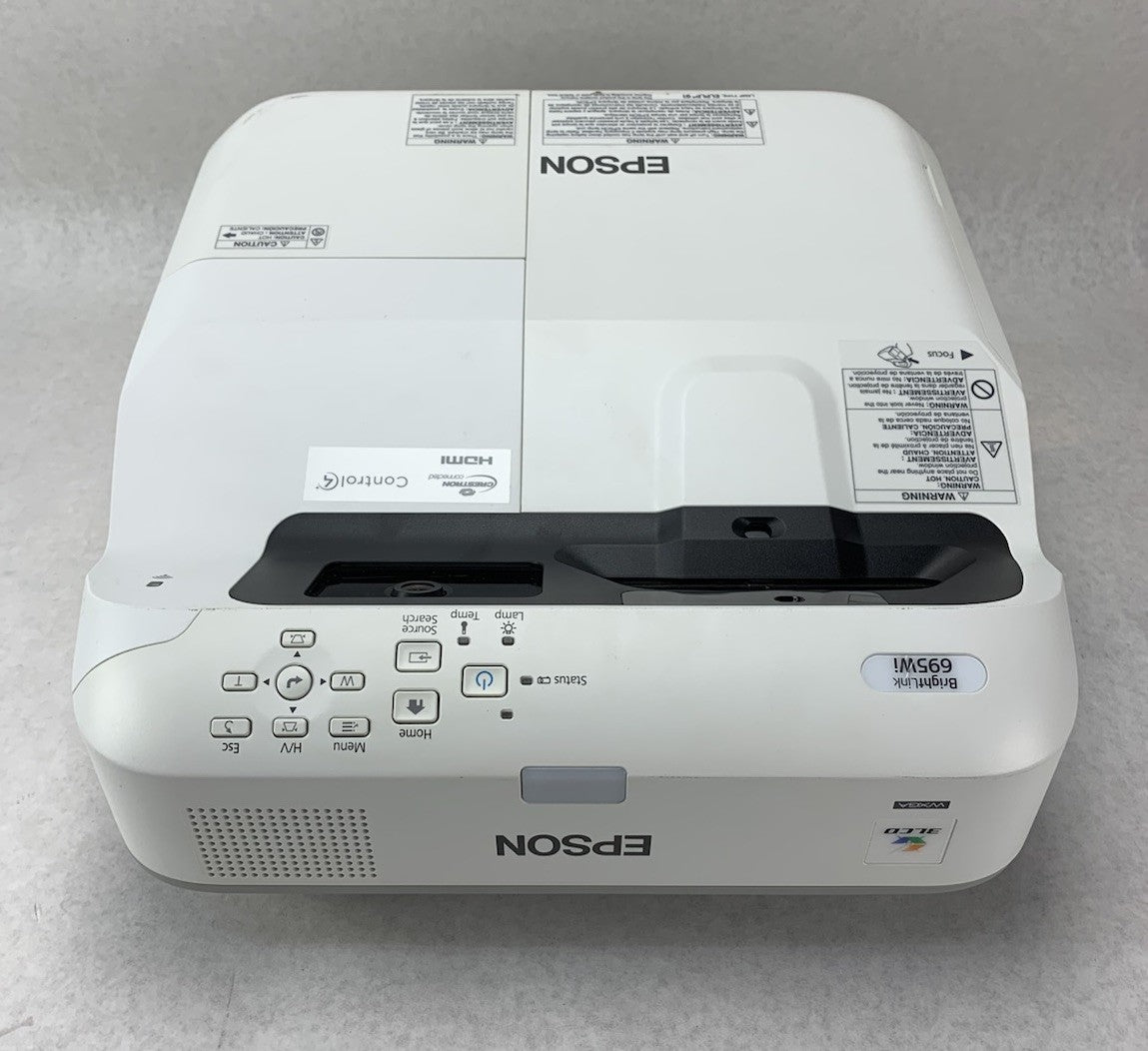 Epson PowerLite 695Wi H740A LCD Lamp Projector 2560 Lamp Hours - No Remote3