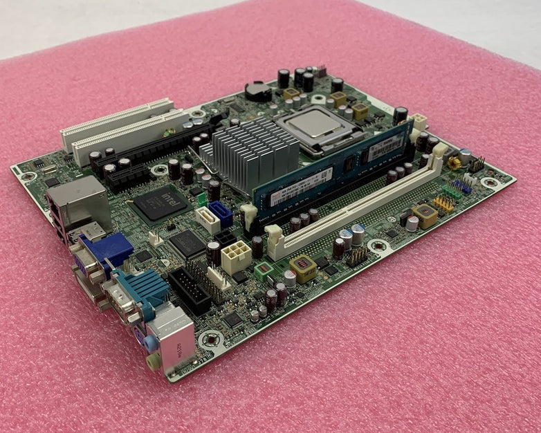 HP Compaq 400 Pro Motherboard Intel Core 2 Duo E7500 2.93GHz 4GB RAM No Shield