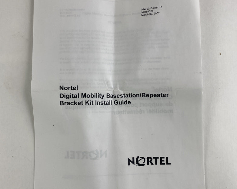 Nortel N0138431 Digital Base Station/Repeater Bracket Lot of 2