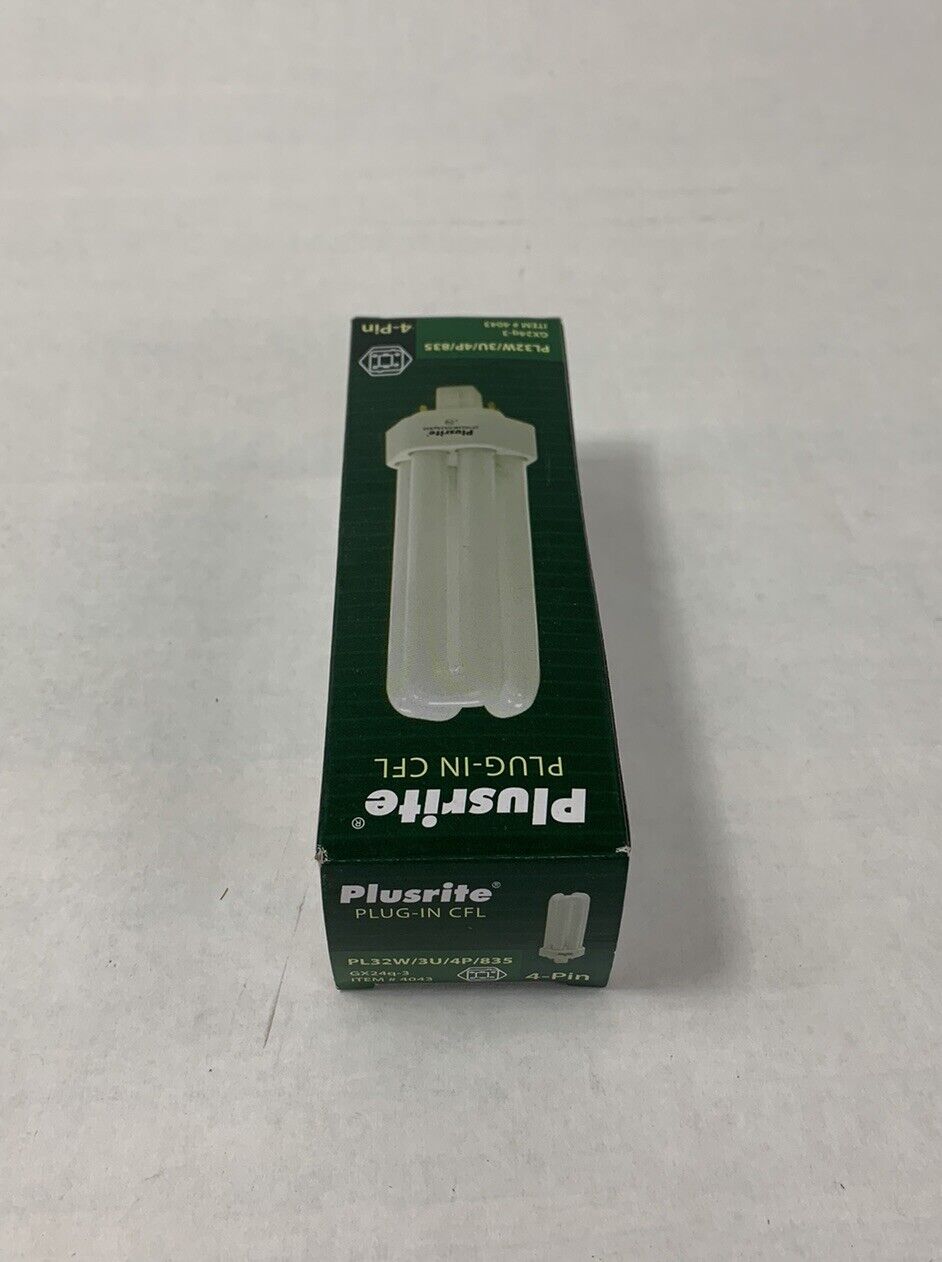 Plusrite Plug-In CFL PL26W/3U/4P/841 4Pin GX24-q3 Base T4 26W (lot of 5)