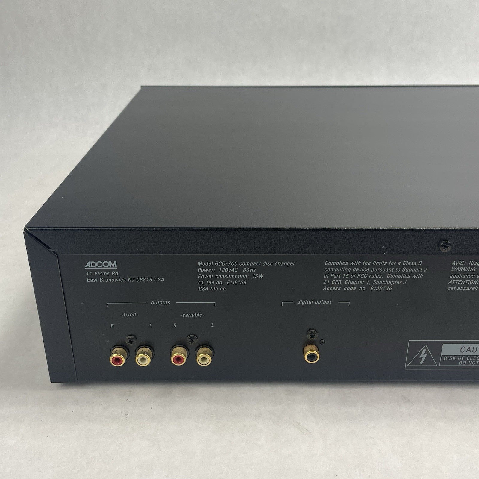 Adcom GCD-700 5 Disc CD Player Tested8