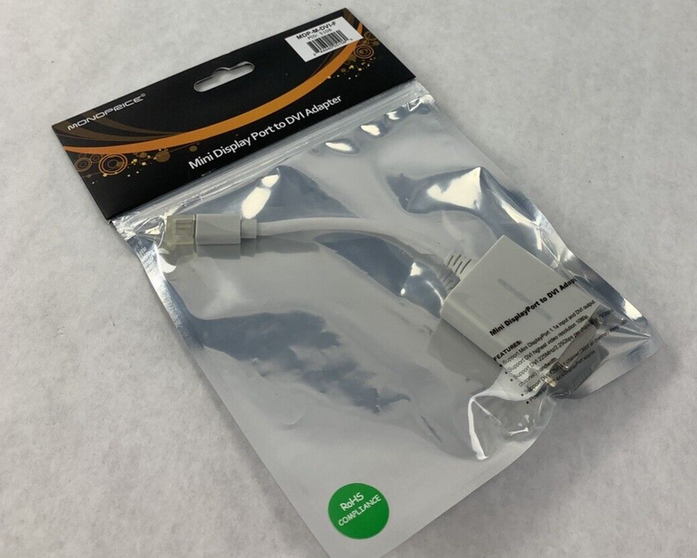 Monoprice Mini DisplayPort to DVI Adapter MDP-M-DVI-F (Lot of 3)