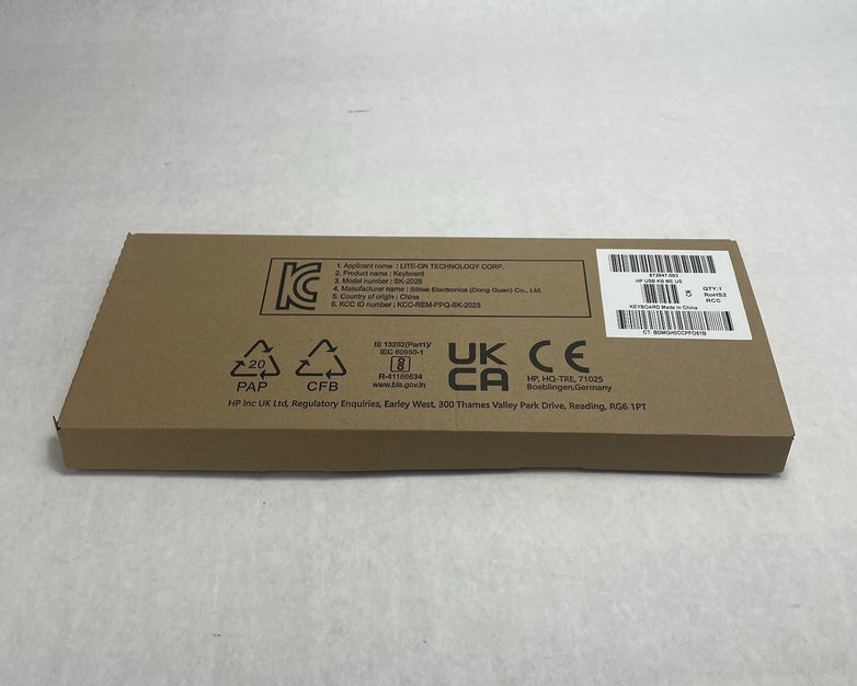 HP SK-2025 Multimedia Keyboard USB Wired with USB Hub Lot of 5